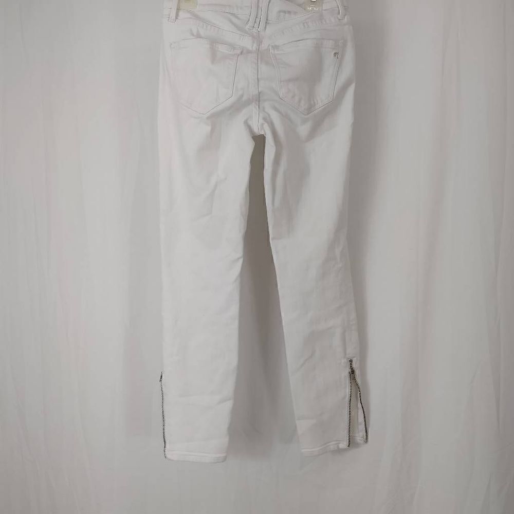 Madewell White Skinny Low Rise Ankle Zip Jeans Size 24 EUC.
Waist 13" across
Ris - Picture 3 of 8
